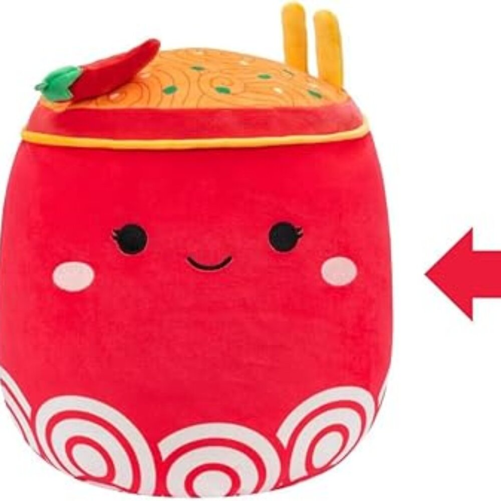Squishmallows FlipAMallows 8-Inch Flippable Odion Noodles and Illia Sriracha